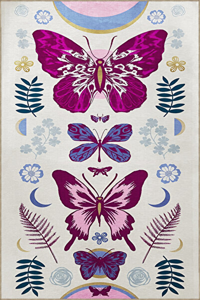 Rugs Modern Halı Ljubičasto bež kreativni moderni dekorativni tepih sa uzorko...