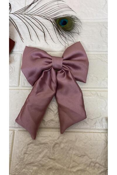 sema aksesuar Γυναικείο σατέν φιόγκο αυτόματη πόρπη - πόρπη με φιόγκο - πόρπη...