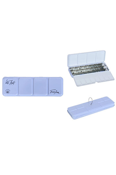 ST. PETERSBURG Празни метални кутии за акварел 21 броя, светло сини