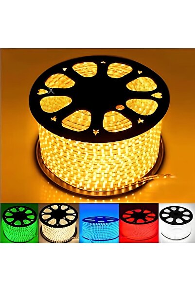 KAE KEAT Atlantis Hortum Led / Yassı Tip / Metrede 60 Led / 220 Volt / Dış Mekan İP65- 20mt- Amber