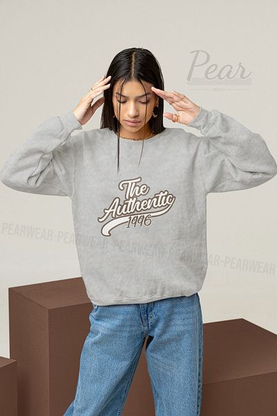 Pear Wear Αυθεντικό εμπριμέ oversize γυναικείο φούτερ