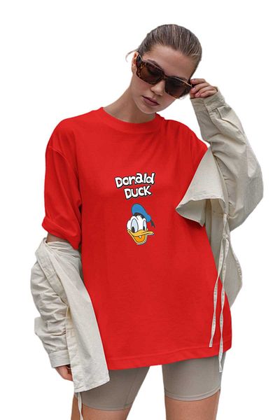 herotasarım Donald Duck Oversize T-Shirt - Bll4721
