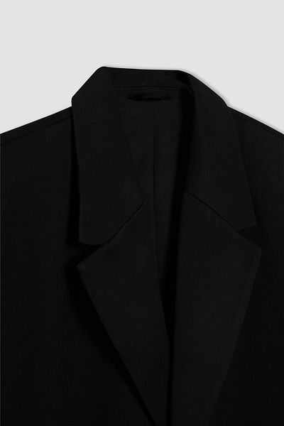 DeFacto Bequem geschnittene, mit Knöpfen gefütterte Basic-Blazerjacke B0060ax23wn