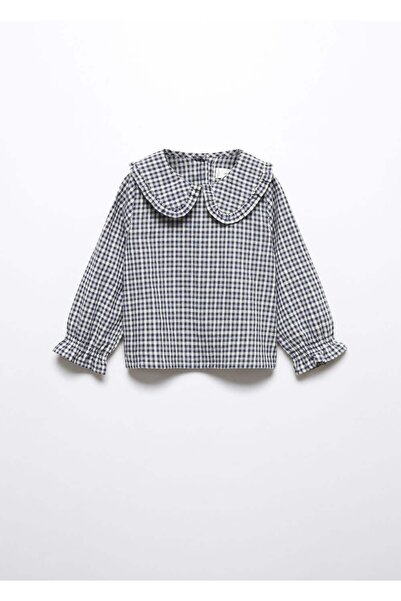 MANGO Baby Bluză Gingham - Design elegant