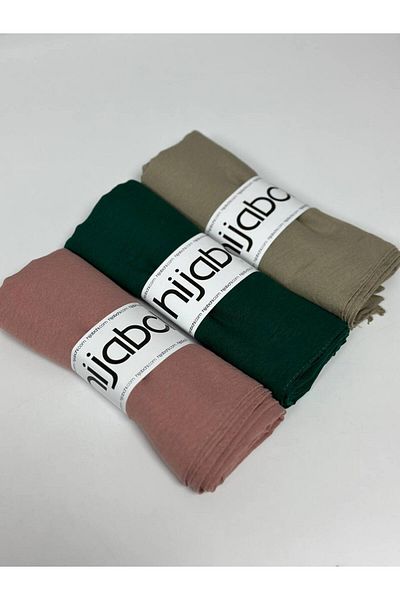 hijabchi 3-Piece Cotton Crash Shawl Cotton Crash Shawl