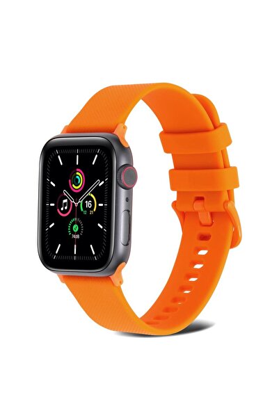 Techmaster Apple Watch 5 6 7 8 9 Ultra 42 44 45mm Uyumlu Point Silikon Kordon