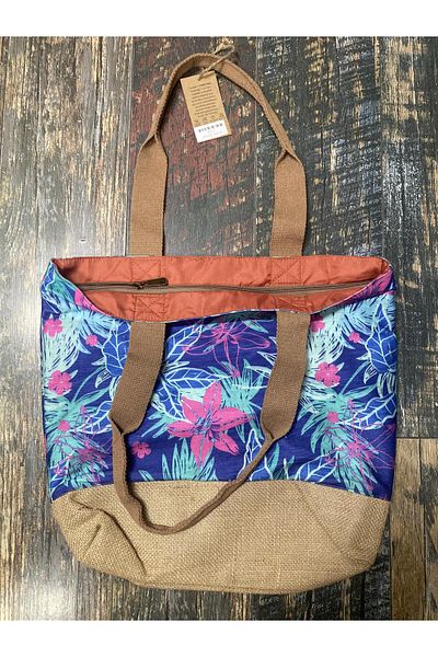 Street Bag Geantă de umăr - Albastru - Model etnic