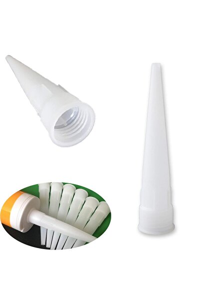 Genel Markalar 10 Adet Silikon Mastik Kartuş Ucu Silikon Ucu Yedeği