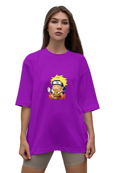 herotasarım Μπλουζάκι Naruto Oversize - Bll4869