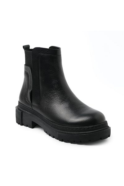 John May Women's Boots MAR-23K-133-267 BLACK FLOTER