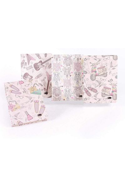 KESKİN COLOR Keskin Color 20x28 160 Sheets CHECKED Hard Cover Fancy Notebook