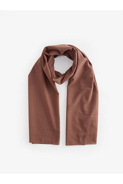 LC Waikiki LCW ACCESSORIES Καφέ Γυναικείο υφαντό σάλι