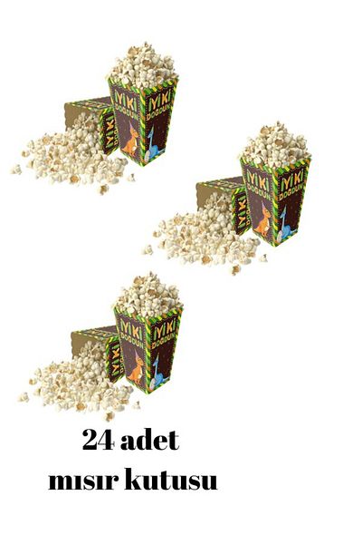 Parti Furyası علبة ذرة ديناصور 3 عبوات
