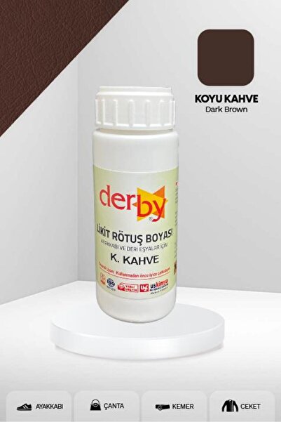 Derby Deri Eşyalar Için Örtücü Yoğun Rötuş Boyası 100 ml - Kartela Renkleri