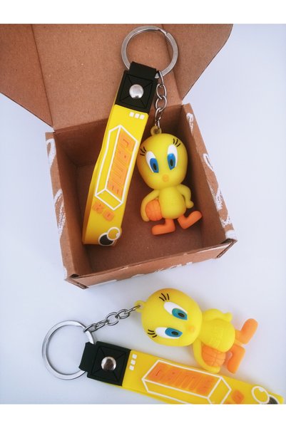 Butik Silikon Anahtarlık Tweety