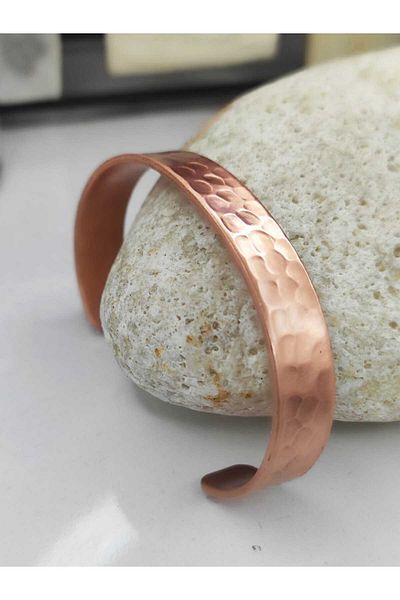 KAVELE 100% Real Pure Copper Motif Copper Bracelet Enli Motif Bracelet 17-18 cm
