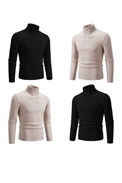 BLUEMOOR سترة بياقة مدورة مكونة من 4 قطع للجنسين