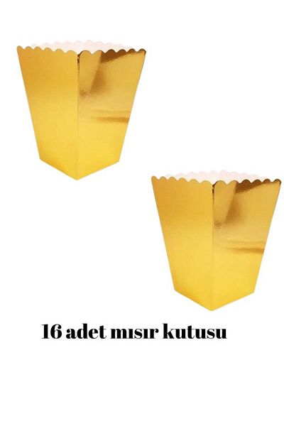 Parti Furyası Metallic Gold Corn Box 2 packs