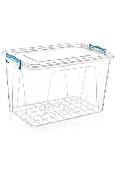 RNL04 30 lt Rectangular Transparent Plastic Storage Box 2137