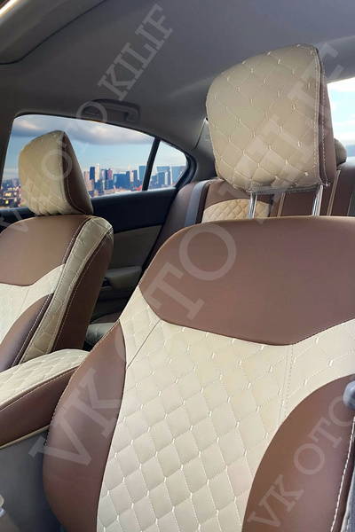 VK AUTO DESİGN غطاء مقعد سيارة هوندا سيفيك FB-6 مخصص