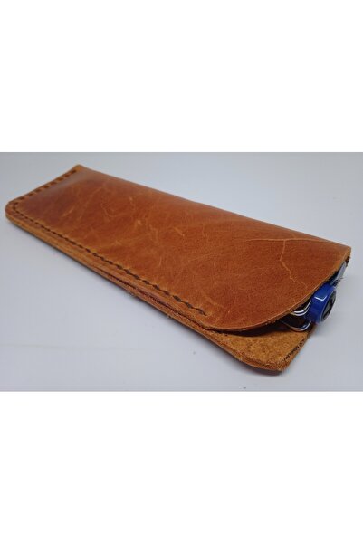 Mahfuz Gerçek Deri El Emeği Özel Kale ml eriniz Için Kalemlik 2 - 3 Kalem Içi...