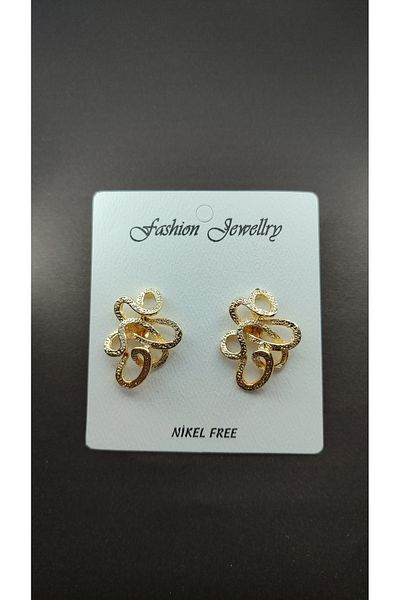 Candy Spiral Patterned Earrings