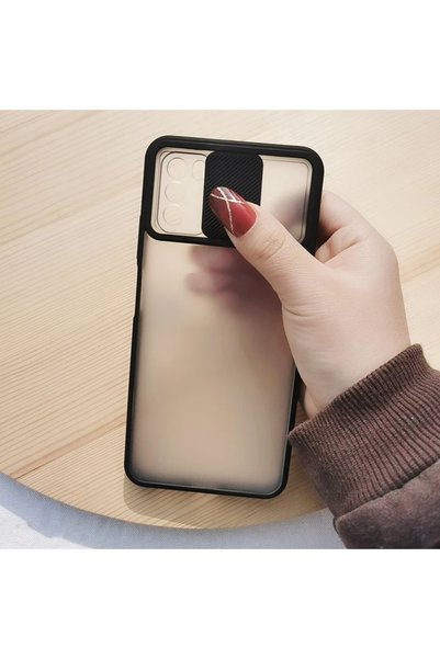 GRABONO Oppo Reno 3 / Oppo A91 Compatible Case with Camera Cover Lens Protection Matte