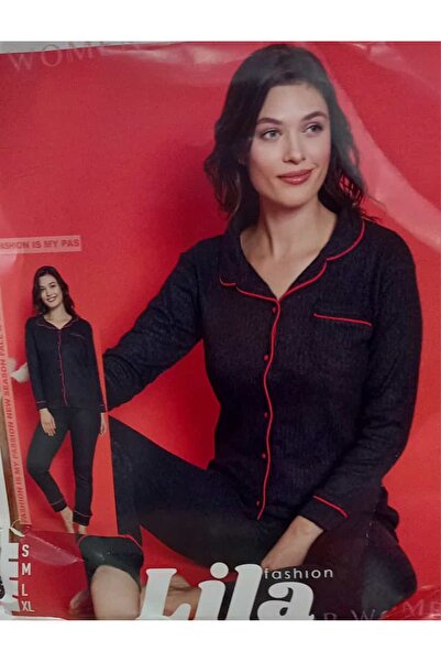 Lila Γυναικείο Σετ Πιτζάμες Εποχιακής Ρίγας Σουέντ Τύπου Πουκάμισου