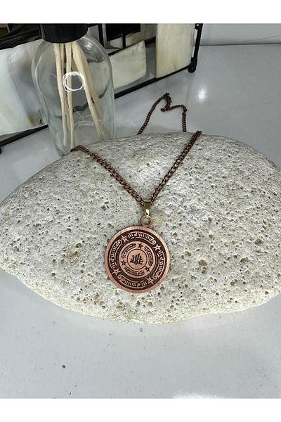 KAVELE 100% Real Pure Copper Motif Copper Necklace -Celcelutiye Necklace