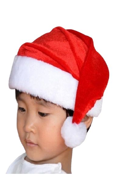 KOSTÜMCE Santa Claus Hat Velvet Kids
