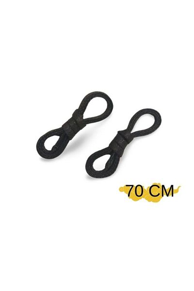 Shoes Comfort 70 Cm Flat Waxed Laces, Sports Classic Shoelace Rope, 1 Pair Dark Brown