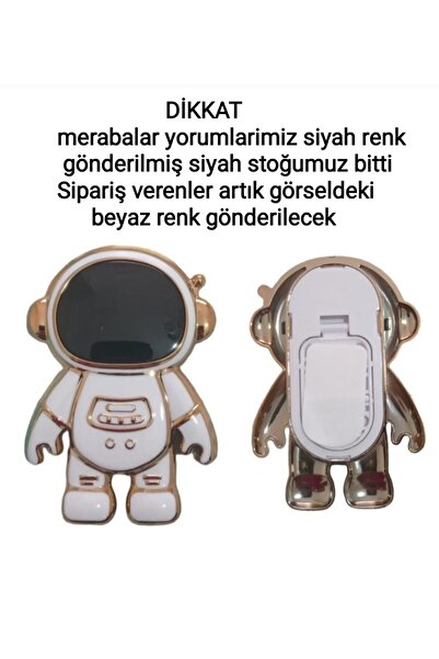 TROS Masa Üstü Sevimli Astronot Standı Telefon Tutucu Yapışkan Özelliği Telef...