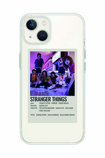Magic Ring Iphone 13 Uyumlu Stranger Things Minimalist Poster Desenli Şeffaf ...