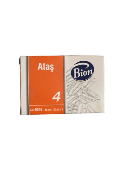 Bion Paper Clip No:4 Pack of 100 Paperclips