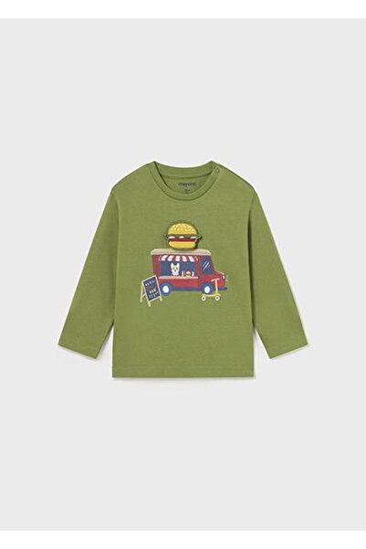 MAYORAL Erkek Bebek Yeşil T-shirt Uzun Kollu