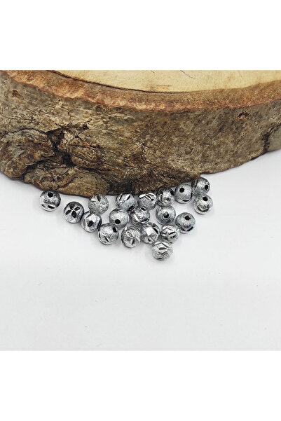 ByKolyeucum الروديوم مطلي 3 قطعة 6 مللي متر سوار قلادة مجوهرات فاصل المواد