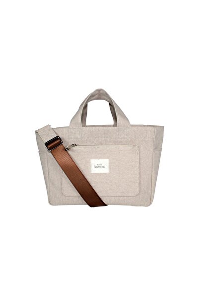 Atelier Bomonti Hishi Tote Bag Beige Canvas Bag