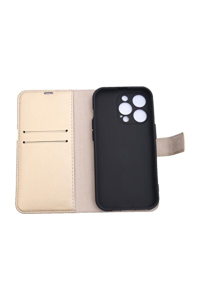 BGAKSESUAR Apple Iphone 14 Pro Max Uyumlu Cüzdanlı Ve Kapaklı Kılıf