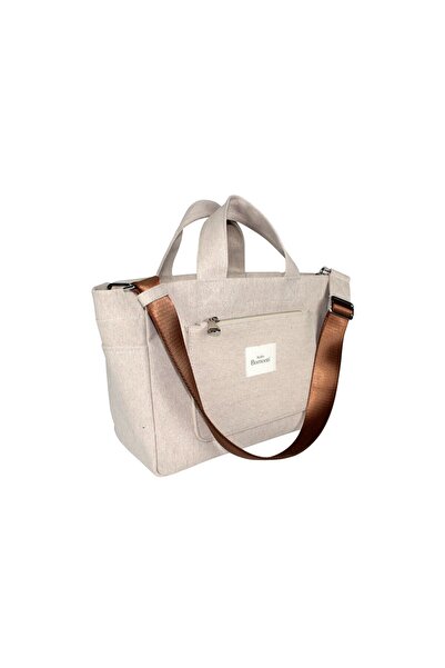 Atelier Bomonti Hishi Tote Bag Beige Canvas Bag