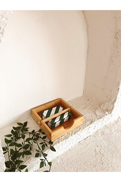 KaiHome Бамбукова серветниця / коробка для зберігання