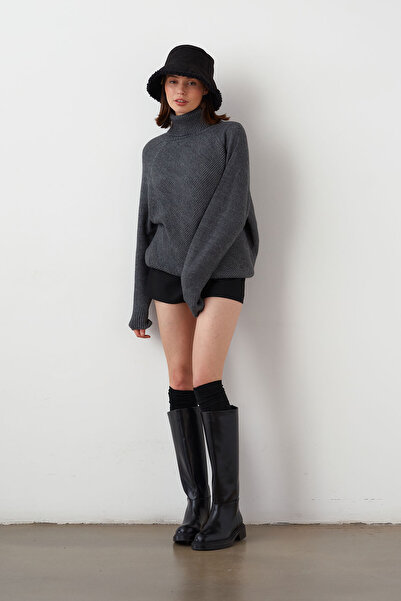 urban focus Raglan Sleeve Fisherman Sweater