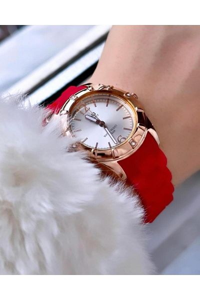 Q&Q Women's Plastic Cord Wristwatch