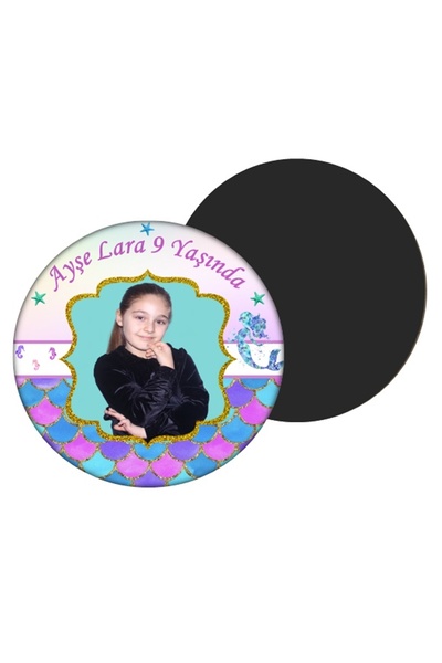 Kişiye Özel Doğum Günü Magnet Hediye 7 cm 16 Adet Poşetli