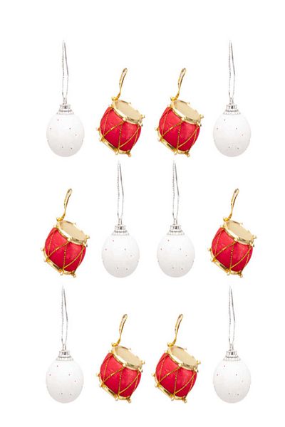 party mix Christmas Tree Decoration Set 12 Pieces