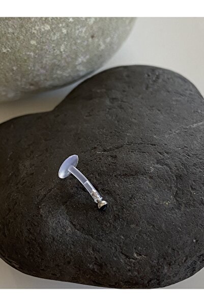 Vamos Jewelry Çelik Kararmaz anti-alerjik Şeffaf Kaş Göbek Dil Kulak Piercing