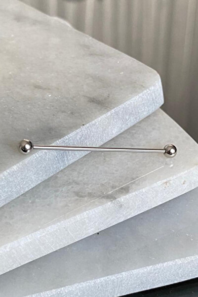 Jaida Moda Unisex 316l Cerrahi Çelik İnce Köprü Piercing