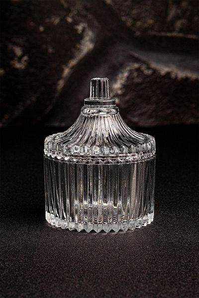 devigo Glass Sugar Bowl Mini Turkish Delight Bowl Treat Dragee
