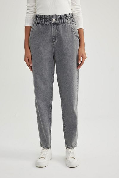 DeFacto Paperbag High Waist Knöchellange Jeans Waschbare Hose B5464ax23cw