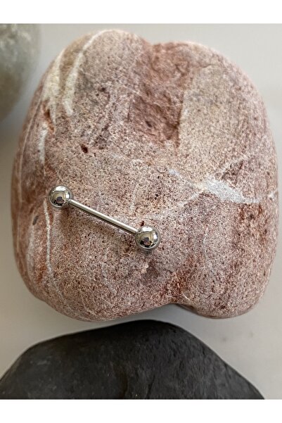 Vamos Jewelry 316L Cerrahi Çelik Kararmaz Anti-alerjik Göbek dil Piercing