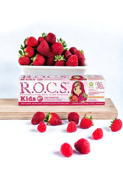 R.O.C.S. Rocs Kids 4-7 Years Mixed Taste Package - 45gr X 2 Pieces